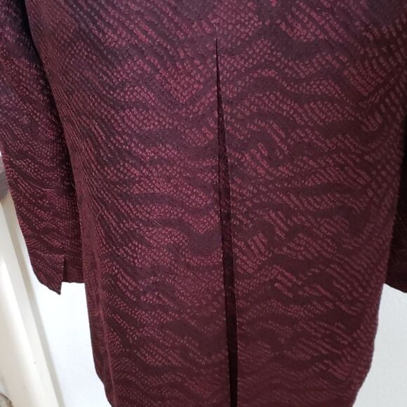 Eileen Fisher maroon jacket small - Picture 4 of 7